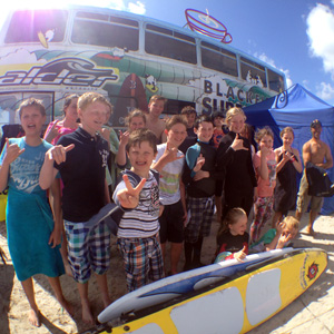 Blackfeild surf school kids